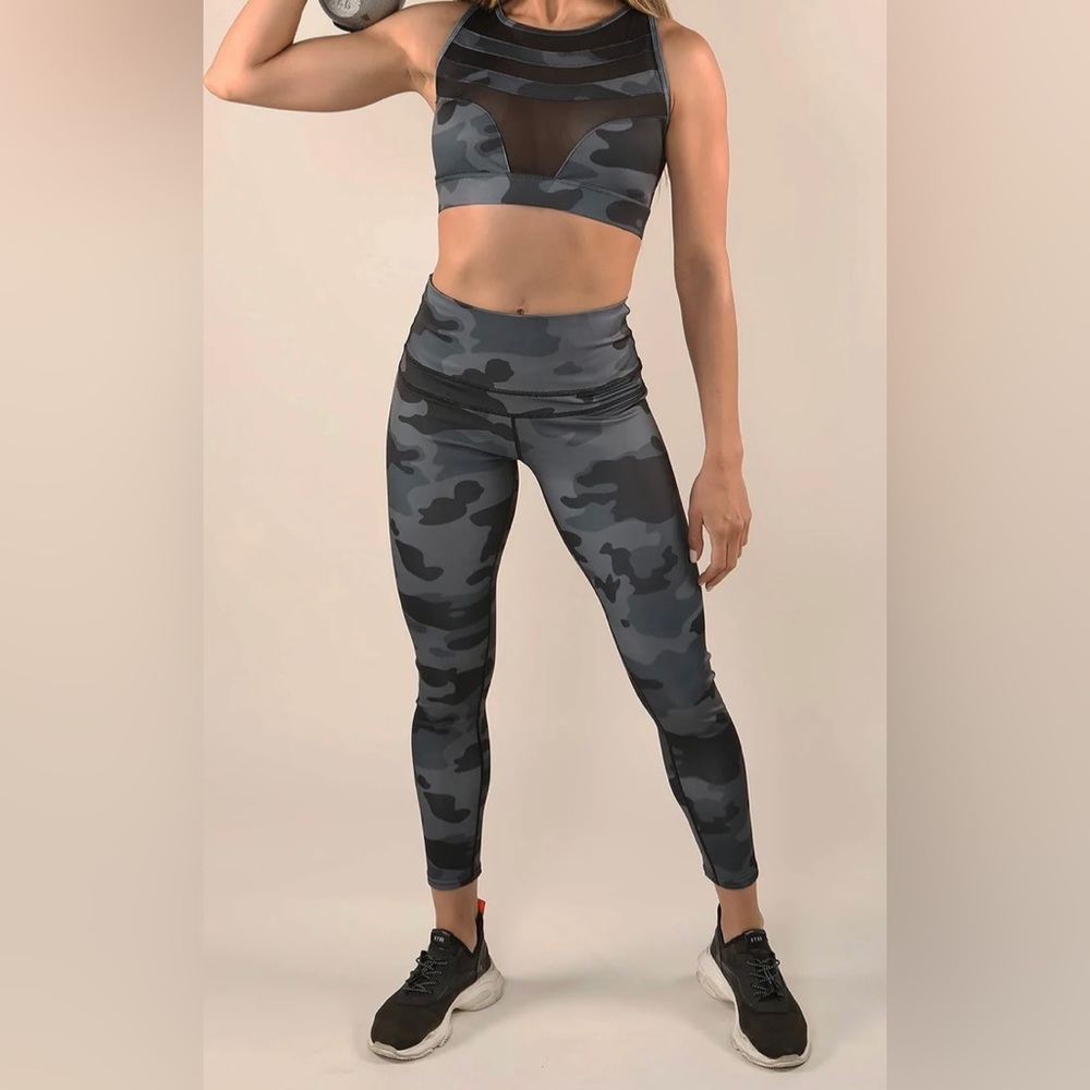 L.A. Society Camo Print Two-Piece Set Avail in S/M/L/XL